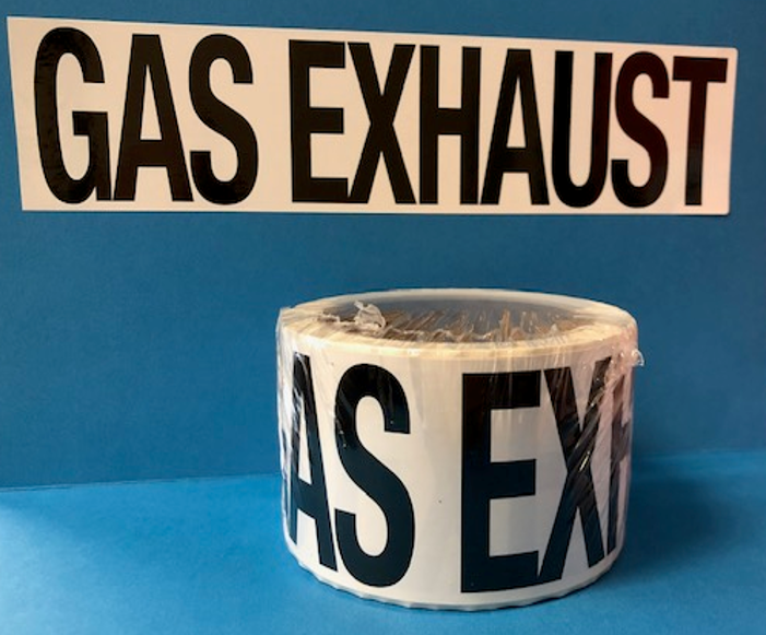 GAS VENTING LABELS