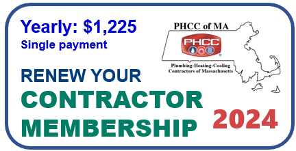 PHCC of MA Contractor Membership Dues Renewal 2024 - Full Payment