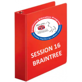 SESSION 16 - BRAINTREE - CONTINUING EDUCATION - DECEMBER 9th - PHCC TRAINING FACILITY